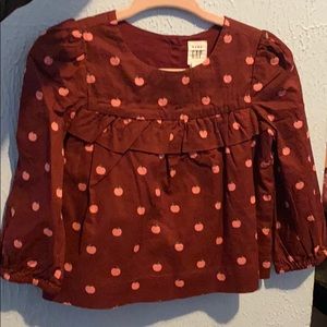 Babygirl top(burgundy)